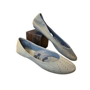 Studded Pointed Toe Ballet Flats Shoes Casual Comfortable Size‎ 7